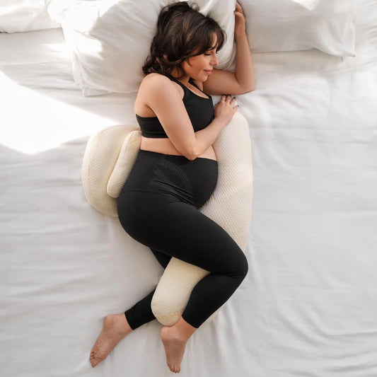 PAQUETE PARA DORMIR FELIZMENTE | Almohada de maternidad Hub's™ + accesorio para todo el cuerpo